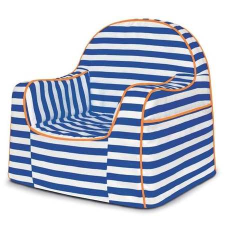 PKOLINO Pkolino PKFFLRBS Little Reader Chair - Stripes Blue PKFFLRBS
